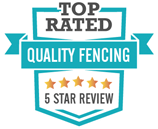 top rated quality fencing logo