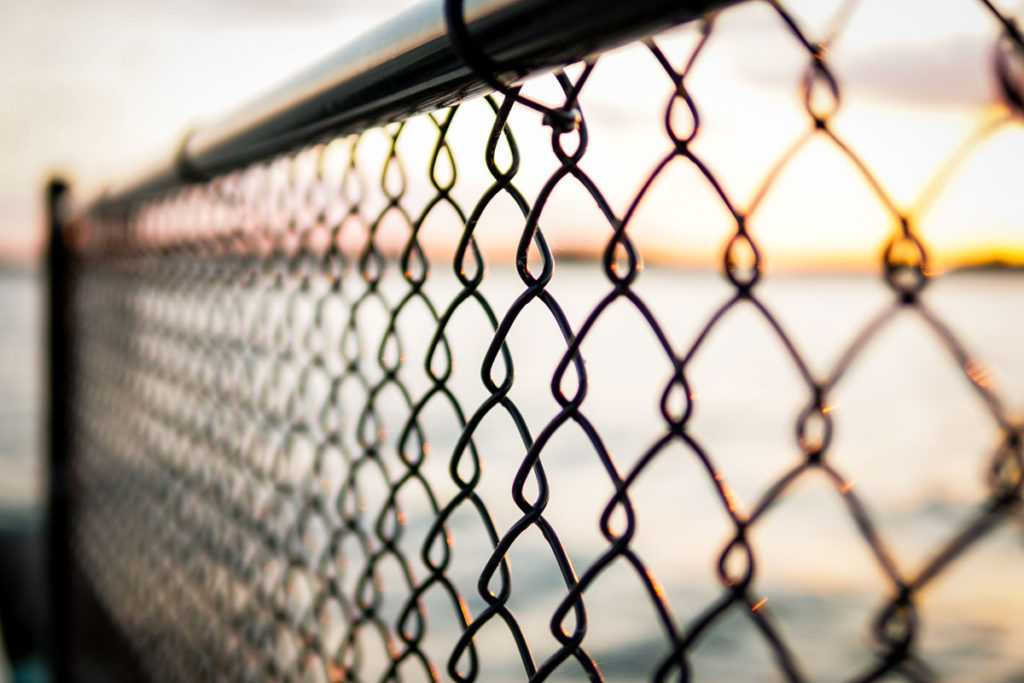 Paint a Chain Link Fence