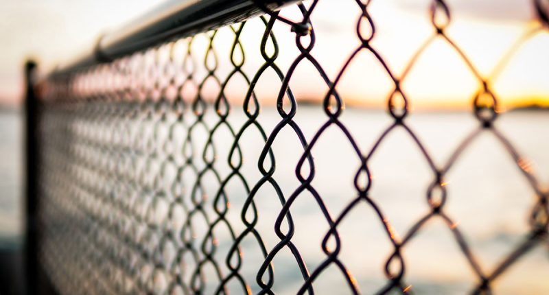 Paint a Chain Link Fence
